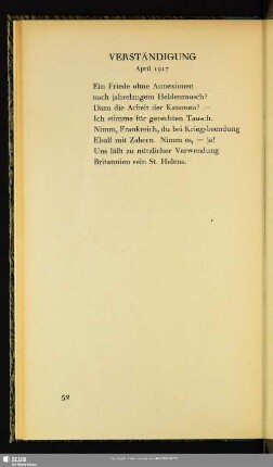 Verständigung