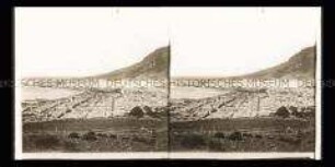 Panorama von Kapstadt mit der Delagoa-Bai, Tafelberg