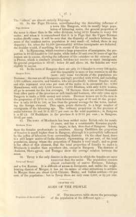 Chapter VII. Ages of the people