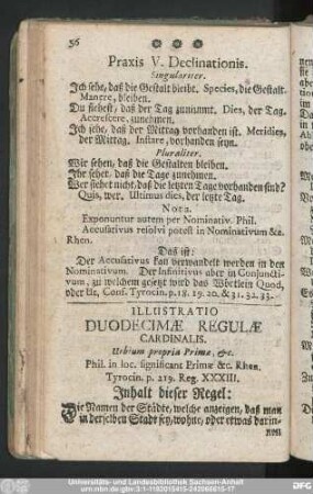Illustratio Duodecimae Regulae Cardinalis.
