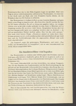Ein Standartenführer wird begraben