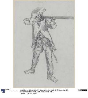 Infanterist im Anschlag nach rechts