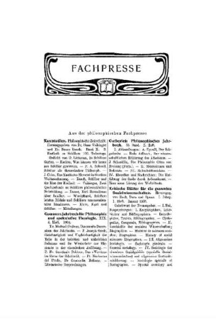 Fachpresse