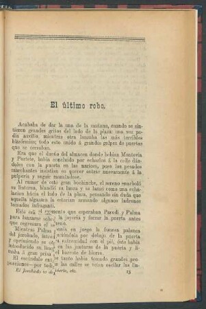 El último robo.