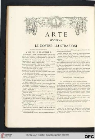 1: Le nostre illustrazioni : progetto per un monumento a Vittorio Emanuele II