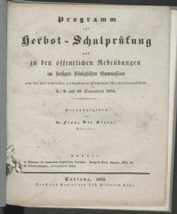 Platonis de animorum migratione doctrina