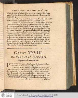 Pars Prima. Caput XXVIII.