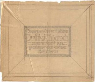 Pfann, Paul; Graphische Arbeiten - Widmung (Ansicht)