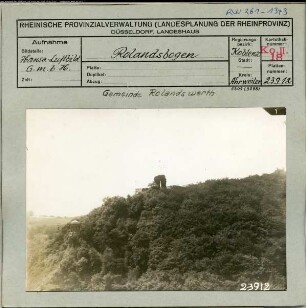 Rolandsbogen, Ruine