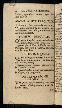 40-42, Anomala, Sive Inaequalia. Anomala, sive ...