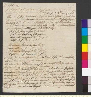 Brief von Zelter, Karl Friedrich an Goethe, Johann Wolfgang von
