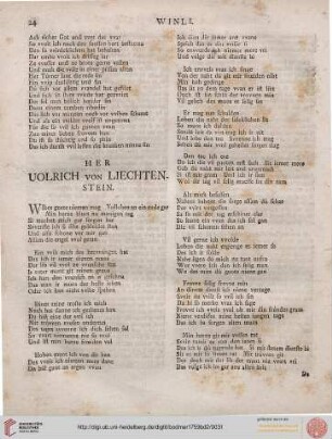 Her Uolrich von Liechtenstein