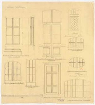 Schloss Schönrade: Fenster und Türen