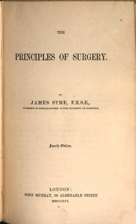 The Principles of Surgery