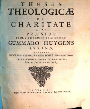 Theses theologicae de charitate