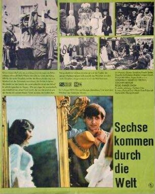 Sechse kommen durch die Welt