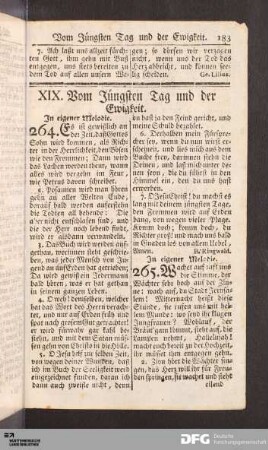 XIX [XXIX]. Vom Jüngsten Tag und der Ewigkeit.