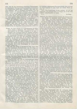 173-174 [Rezension] Wright, Charles, The intermediate state and prayers for the dead