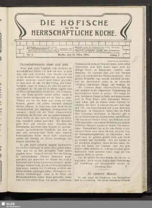 No. 11, 25. März 1905