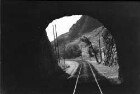 Saragossa/Zaragoza, Madrid [Spanien]: Zwischen Zaragoza und Madrid, aus dem Zug, aus dem Tunnel