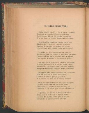 El último señor feudal