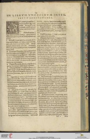 In librvm vndecimvm interpretis annotationes