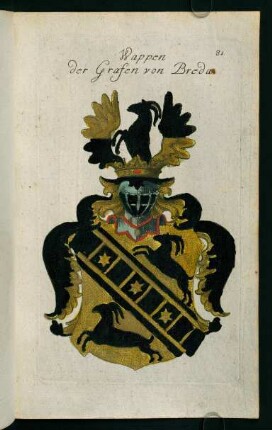 81r-81v, 81. Wappen der Grafen von Breda