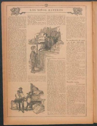 La producción de maíz en el año 1921-1922