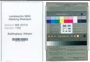 Entnazifizierung Wilhelm Boellinghaus , geb. 09.03.1889 (Behoerdenangestellter)