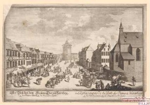Die Königstraße mit dem Frauentor