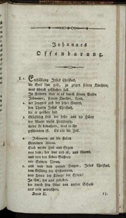 Johannes Offenbarung.