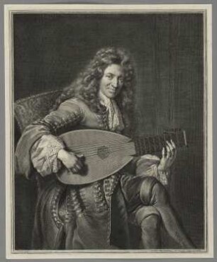 Bildnis Charles Mouton, Lautenist und Komponist (ca. 1626–1699)