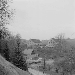 Großröhrsdorf, Zweiseithof, Nr. 14, 3. Dr. 19. Jh. Ansicht von Osten