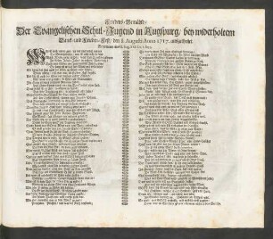 Friedens-Gemähld ... Anno 1717. ausgetheilet ...