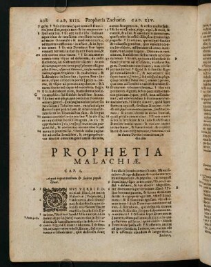 208-210, Prophetia Malachiae