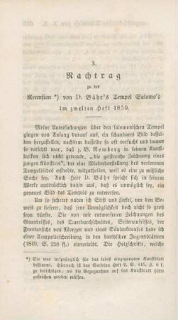 614-617 Nachtrag zu der Recension von D. Bähr's Tempel Salomo's