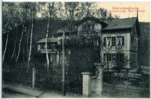 Radebeul. Paradiesstraße, Villa Waldhof in Kötzschenbroda