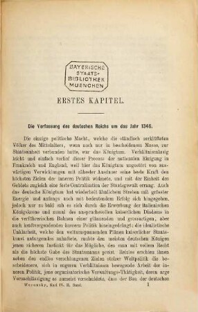 Geschichte Kaiser Karls IV. und seiner Zeit, 2