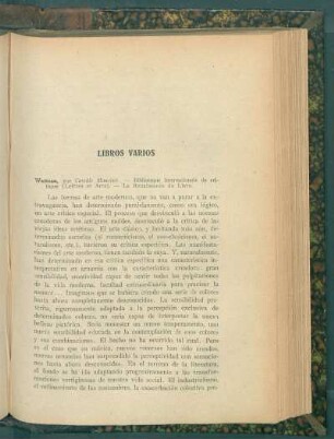 Libros varios