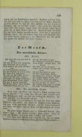 Der menschliche Körper