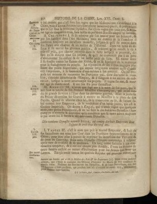 Dix-nouvieme Dynastie nommée Song,[...] - Vingt-unieme Dynastie nommée Ming,...