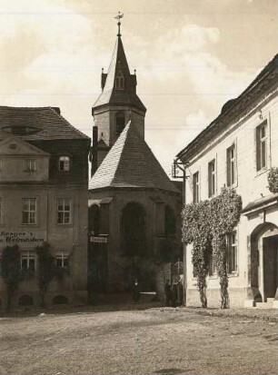 Mutzschen. Markt mit Stadtkirche
