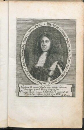 Reuerendiss & Sereniss Princeps ac Dn. Dn. Christianus Albertus Episcopus Lubec. [...]