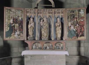 Marienaltar — Altar in geöffnetem Zustand