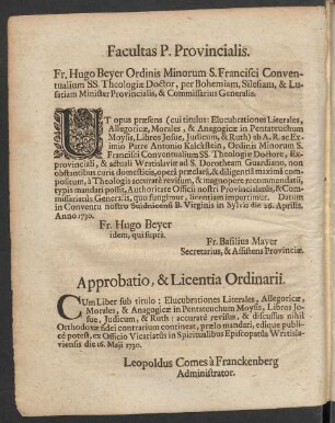 Facultas P. Provincialis