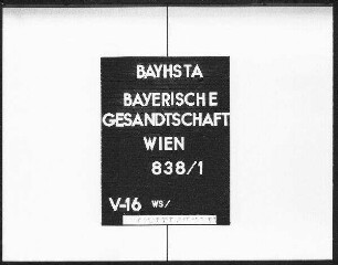 Klage der Reichsritterschaft wegen des von Kurpfalz und anderen Reichsfürsten errichteten Unionsrezesses