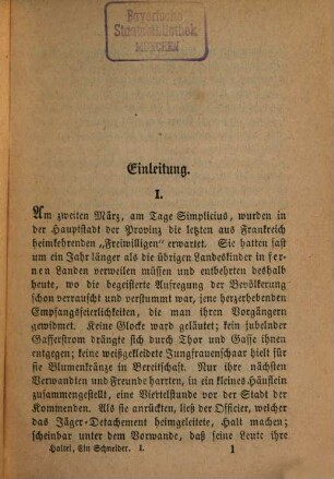 Erzählende Schriften, 18 : Ein Schneider ; 1