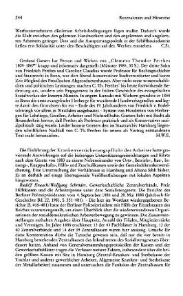 Goeters, Gerhard :: Clemens Theodor Perthes 1809 - 1867 : Münster, 1984