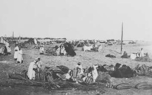 Provianteinnahme, Sahara : Afrika, Sahara. Provianteinnahme, 1900/1940