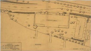 Fischer, Theodor; Kiel; Studentenheim Seeburg - Lageplan